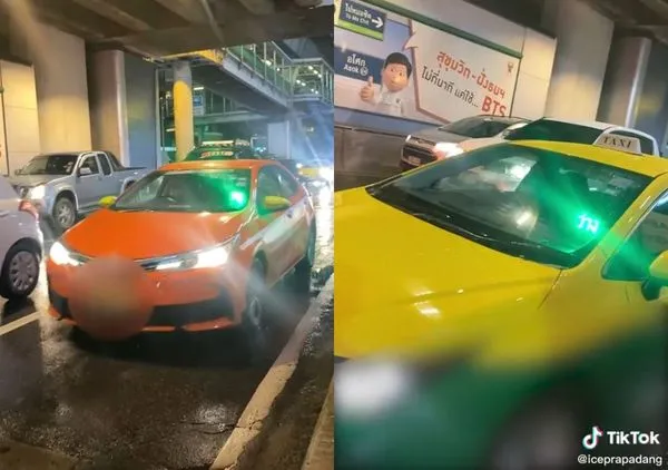 ▲▼泰男子連遭23台計程車拒載 怒PO網:只想載外國人騙錢。(圖/翻攝自抖音/iceprapadang)