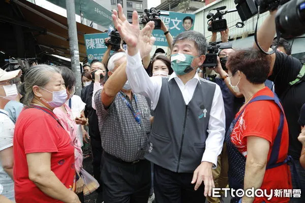 ▲▼陳時中拜訪木柵市場。(圖/記者湯興漢攝)