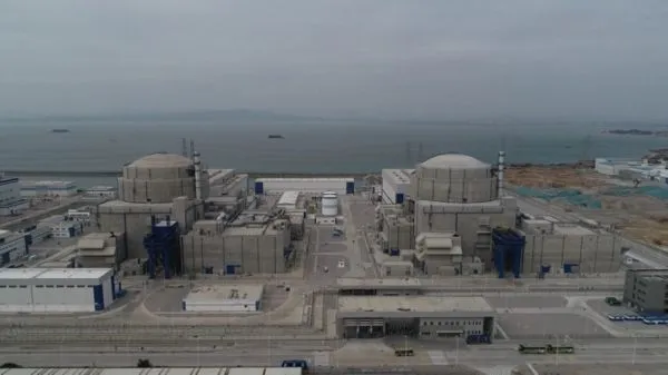 ▲大陸華龍一號核電機組併網發電。(圖/CFP)