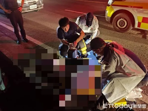 ▲▼嘉義女騎士摔墜水溝命危。(圖/記者翁伊森翻攝)