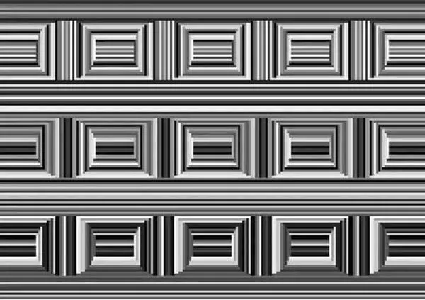 近期網路流傳一則假訊息,宣稱若有人無法從這張圖看出圓形,就是失智的前兆。(翻攝自臉書)