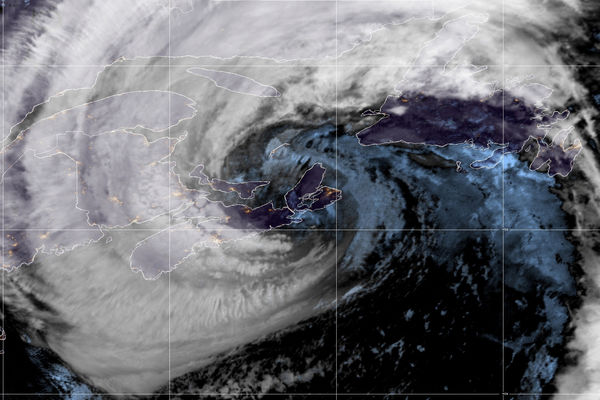 ▲▼颶風菲奧娜（Hurricane Fiona）登陸加拿大。（圖／路透）