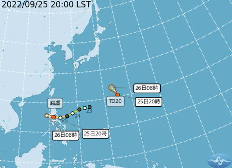 ▲▼諾盧颱風。（圖／中央氣象局、翻攝NOAA）
