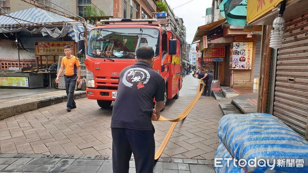 ▲新北金山警消聯合防災演練 共同營造安全社區環境。（圖／記者郭世賢翻攝）