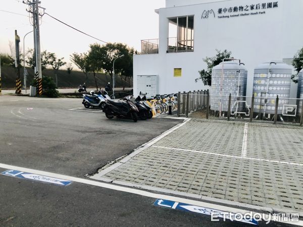 ▲台中又有超美自行車道亮相，后里環保公園暨動物之家田野風光線完工。（圖／市議員陳清龍提供）