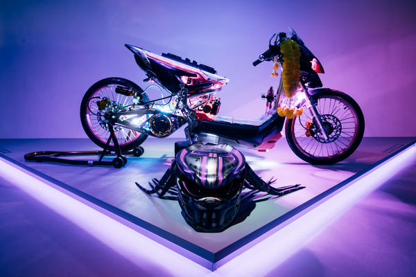 ▲2022桃園科技藝術節,電單車改裝作品很吸睛