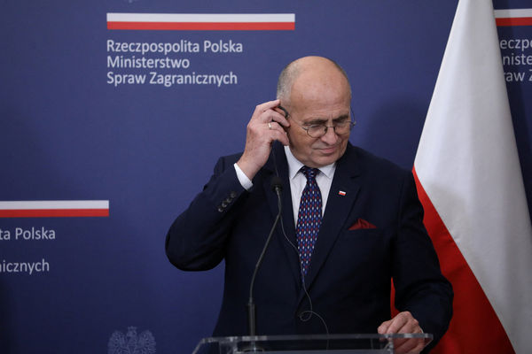 ▲▼波蘭外交部長饒兀（Zbigniew Rau）。（圖／路透）