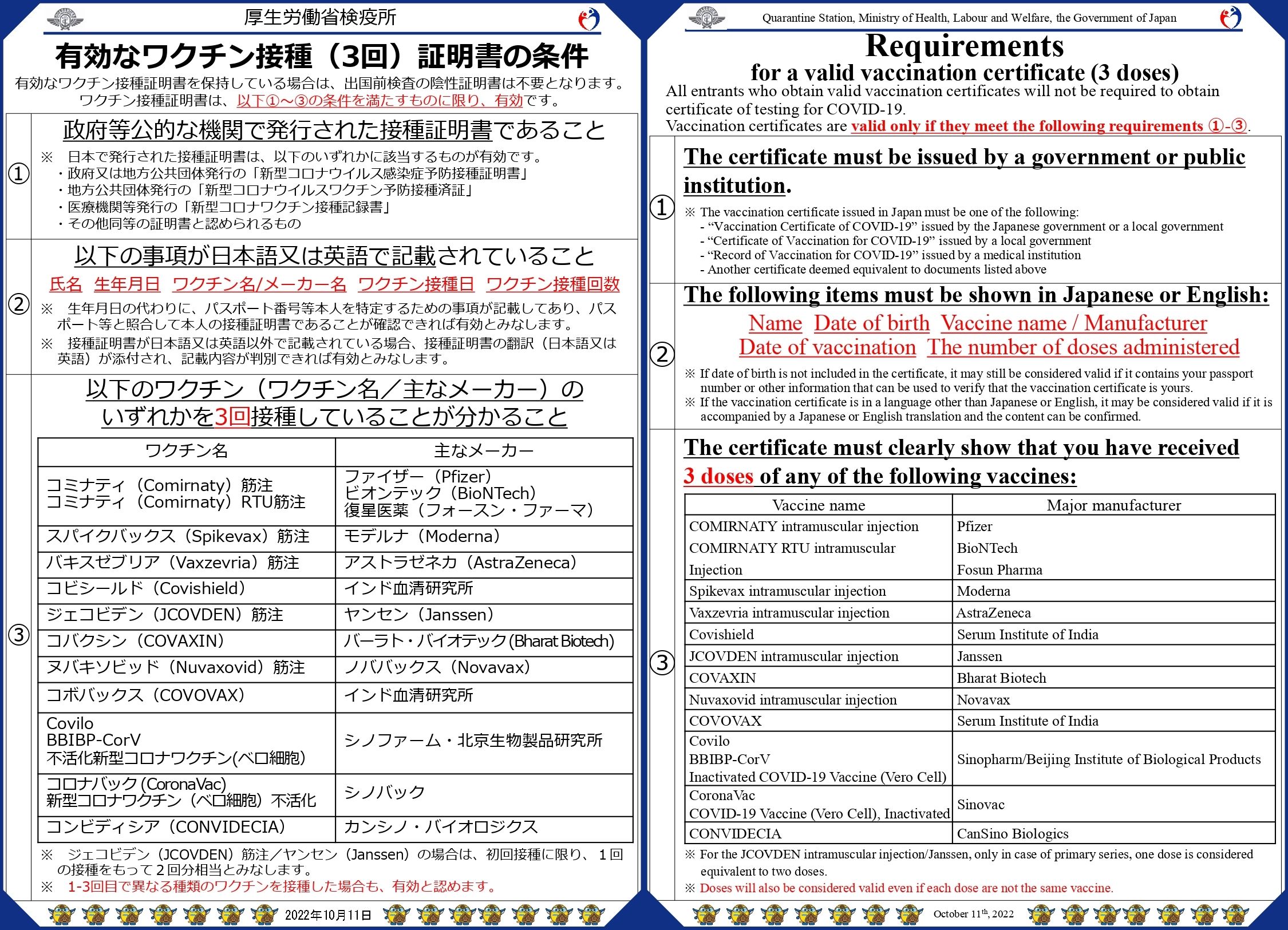 ▲▼ 日本厚生勞動省4日更新認可的疫苗名單。（圖／日本厚生勞動省）