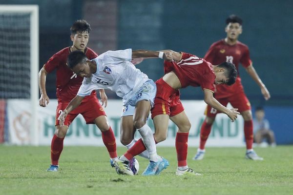 ▲▼   中華U17男足亞洲盃資格賽0比4不敵越南          。（圖／中華足協）