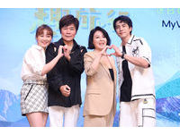 ▲▼花甲少年趣旅行再出發-洪榮宏,苗可麗,張文綺,潘君侖。（圖／記者黃克翔攝）