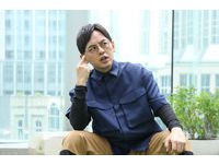 ▲黃子佼金鐘訪問。（圖／記者林敬旻攝）