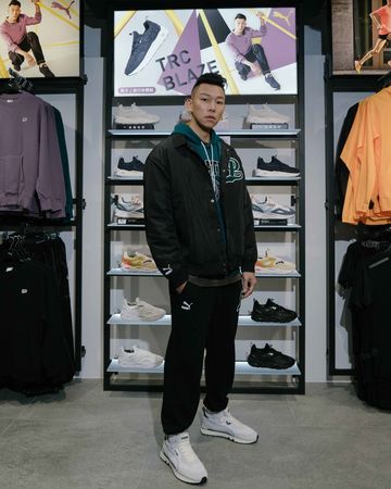 ▲▼瘦子出席運動品牌旗艦店開幕記者會。(圖/公關照)
