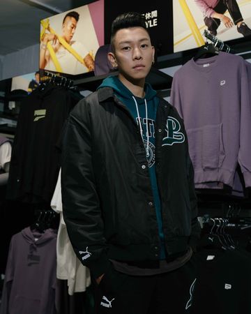 ▲▼瘦子出席運動品牌旗艦店開幕記者會。(圖/公關照)