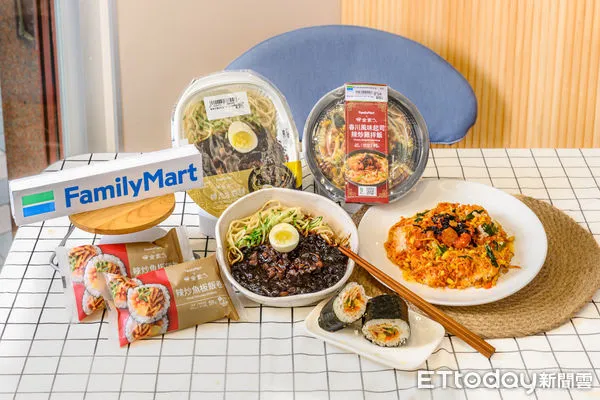 ▲▼「全家X金家ㄟ」最新3款韓式鮮食。(圖/業者提供)