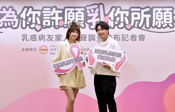 ▲▼朱芯儀,衛斯理,中華民國乳癌病友協會,乳癌,術前輔助治療,早期治療。(圖/中華民國乳癌病友協會提供,朱芯儀、衛斯理提供)