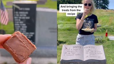 美33歲女「從陌生人墓碑找食譜」　動手烹飪驚：好吃得要死！