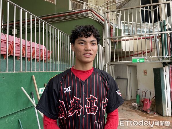 ▲中信盃黑豹旗,蘭嶼高中謝葉俊祥。(圖/記者楊舒帆攝)
