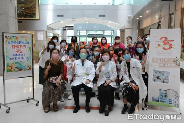 ▲台東馬偕35週年活動花藝展起跑。(圖/記者楊漢聲翻攝)