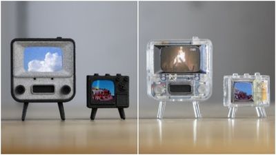 世界最小電視機！超迷你外觀「功能齊全」　配連接孔自由上傳影片