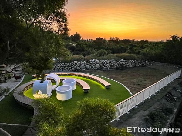 ▲台中打卡新熱點!葫蘆墩圳水岸藍川綠廊11月底啟用。(圖/市議員陳清龍提供)