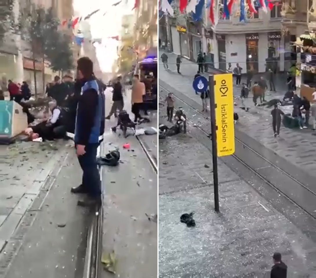 ▲土耳其伊斯坦堡13日發生爆炸案。(圖/翻攝自推特)