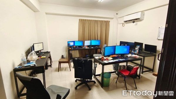 ▲▼ 嘉義市警方清樓破獲詐騙機房 。(圖/記者翁伊森翻攝)