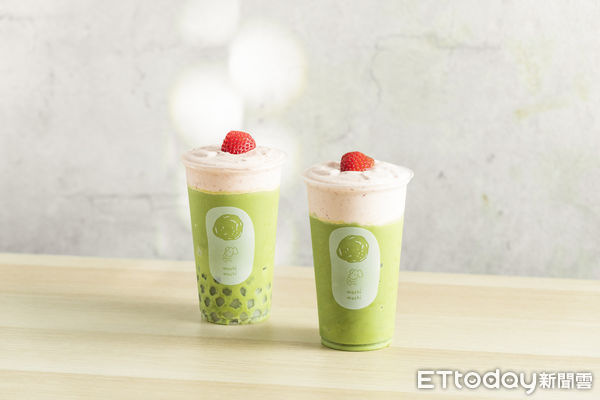 ▲▼麥吉 machi machi冬季限定最新「草莓奶蓋系列」。（圖／麥吉 machi machi提供）
