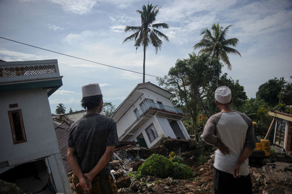 ▲▼ 印尼21日發生規模5.6地震。（圖／路透）