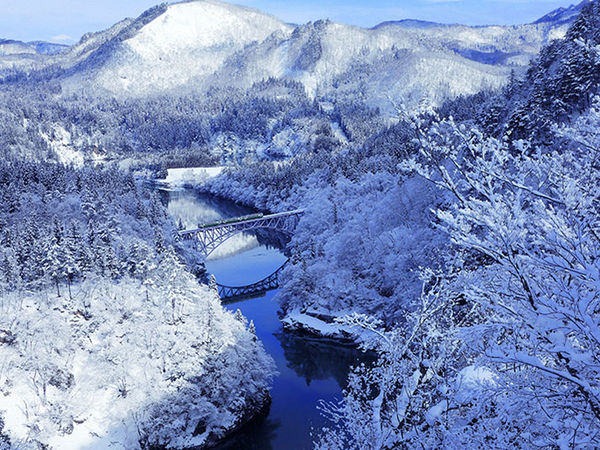 ▲▼日本東北只見線。（圖／燦星旅遊提供）