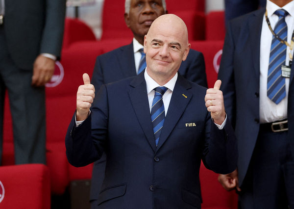 ▲▼FIFA主席因凡提諾（Gianni Infantino）。（圖／路透）