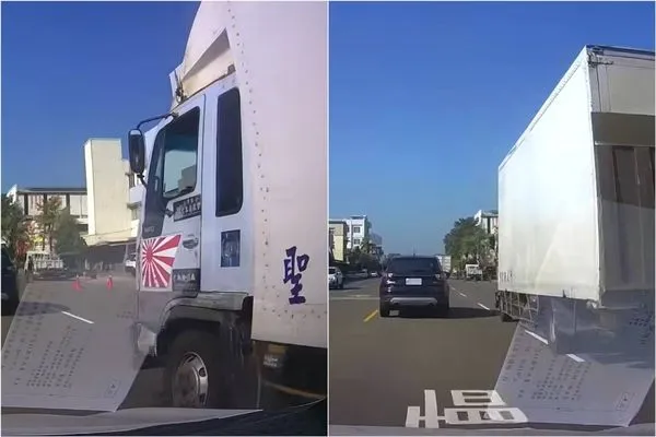 ▲林依婷PO出行車紀錄器畫面。(圖/翻攝自Facebook/林依婷 Lin Yi-Ting)