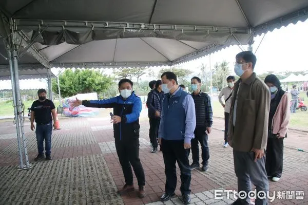 ▲▼台東縣府緊鑼密鼓籌備跨年會場。(圖/台東縣政府提供,下同)