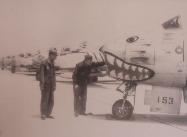 ▲▼八二五金門東石浬空戰(民47年8月25日)F-86戰機英姿。(圖/翻攝中華民國空軍臉書)