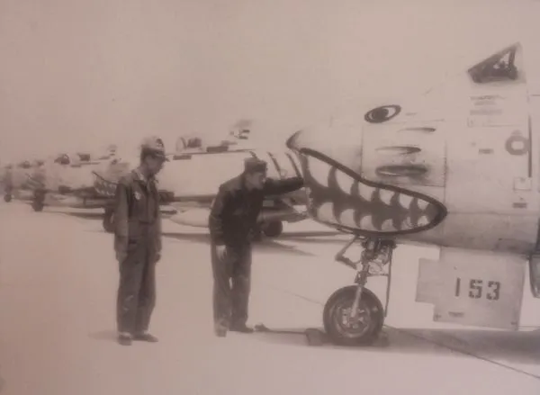 ▲▼八二五金門東石浬空戰(民47年8月25日)F-86戰機英姿。(圖/翻攝中華民國空軍臉書)