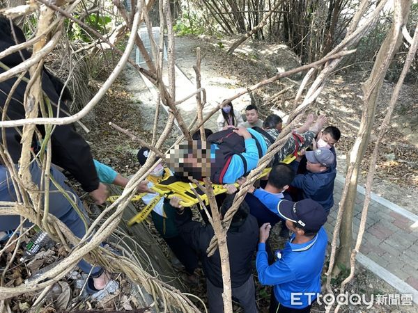 ▲琉球消防分隊山豬溝救援             。（圖／記者陳崑福翻攝，下同）