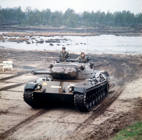 ▲▼德國豹1（Leopard 1）主力戰車。（圖／達志影像／美聯社）
