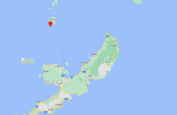 ▲▼沖繩的一座無人島「屋那霸島」被中國人買走了。（圖／翻攝自Google地圖）