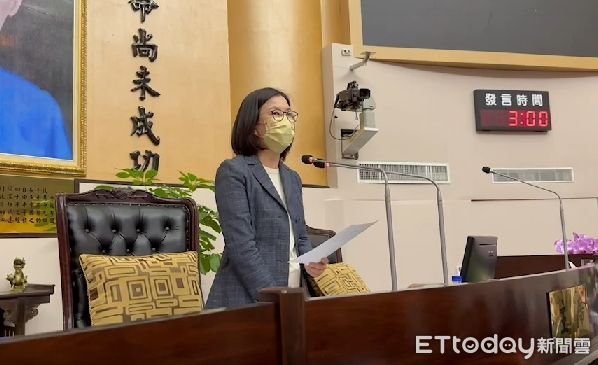 ▲台南市議長邱莉莉指出，她尊重議員本身的政治想法，但議事廳是攸關於台南市民及市府法案的推動，她會做好議長角色，對全體市民負責。（圖／記者林悅翻攝，下同）