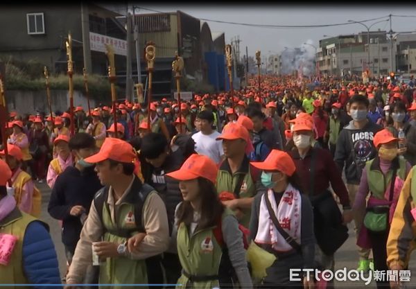 ▲▼拱天宮媽祖徒步前往北港朝天宮進香將在2月12日凌晨出發，今年報名人數超過11萬人，創歷史新高。（圖／資料畫面）