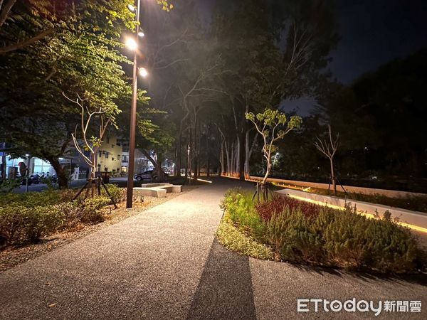 ▲▼ 民生公園道將圳一標工程完工啟用 。(圖/嘉義市政府提供)