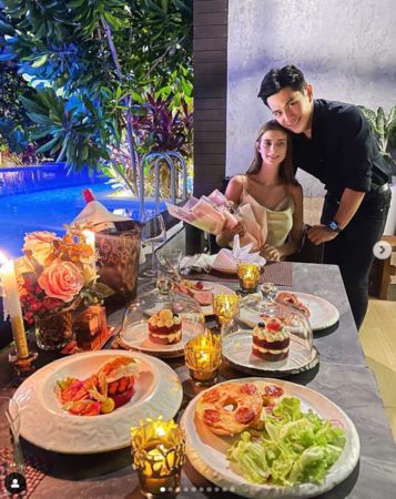 ▲▼佳娜,祖雄。(圖/翻攝自Instagram/_tatiana_lin)