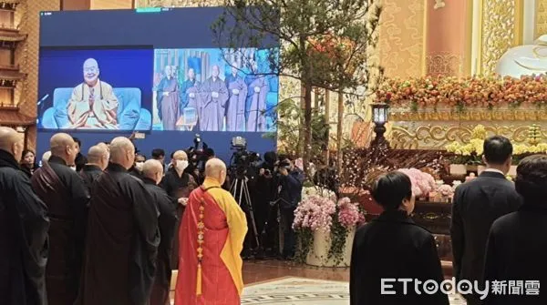 ▲▼陸弔唁團改赴星雲大師祖庭 宜興大覺寺緊急布置。(圖/記者蔡紹堅翻攝)