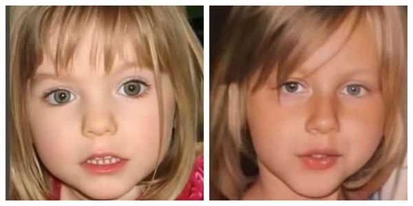 女子聲稱她的腿上有雀斑,眼睛上有一個斑點「和瑪德琳一樣」。(圖/翻攝自@iammadeleinemcann IG )