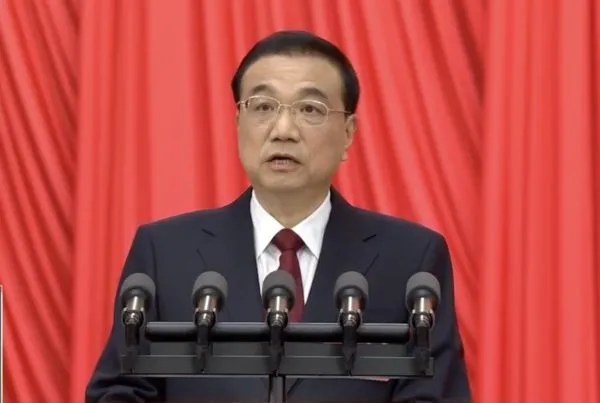 ▲▼2023兩會,大陸兩會,人大開幕,李克強,習近平(圖/央視新聞)