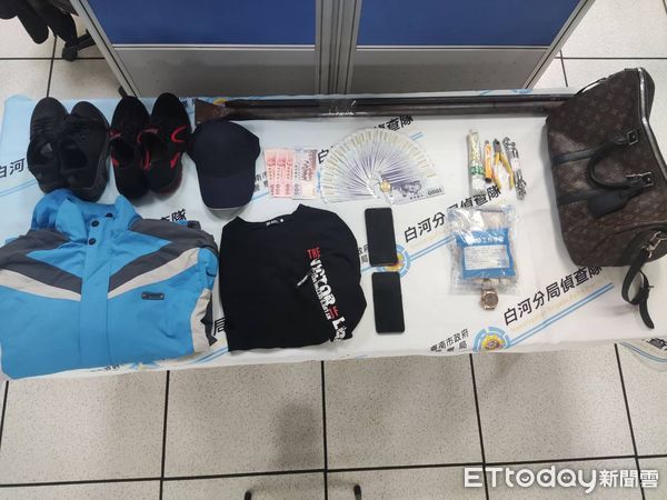 ▲台南市警白河分局破獲1起破壞民宅門窗侵入行竊的雙人竊盜集團,該集團偷遍台中、嘉義、台南、高雄等縣市。(圖/記者林悅翻攝,下同)