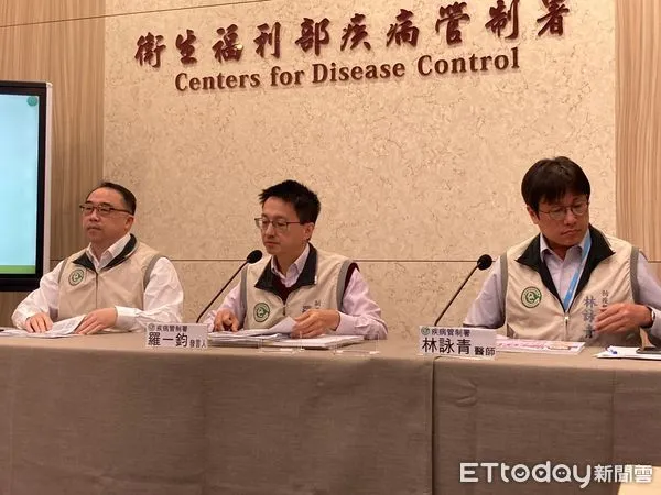 ▲▼3/14疾管署例行疫情記者會。(左起)疾管署疫情中心主任郭宏偉、發言人羅一鈞、疾管署防疫醫師林詠青。(圖/記者洪巧藍攝)