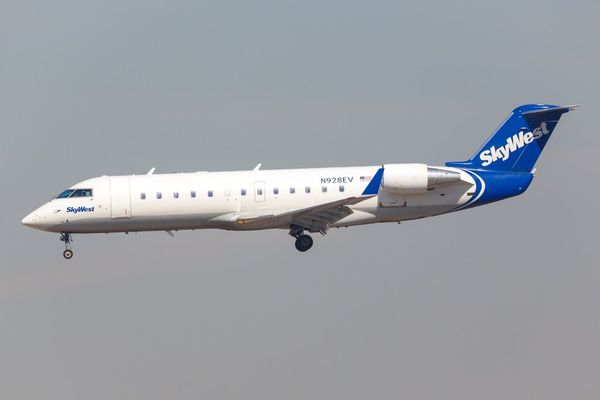 ▲▼ 美國天西航空（SkyWest Airlines）。（圖／達志影像／美聯社）