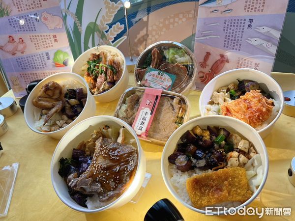 ▲農委會推出60元幸福餐盒，選用國產食材。（圖／記者楊惠琪攝）