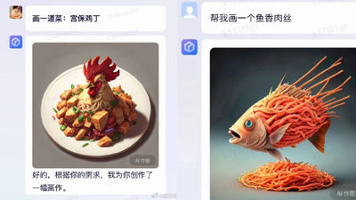 中國版ChatGPT「文心一言」嘗試輸入魚香肉絲、宮保雞丁　網友一看成品樂翻