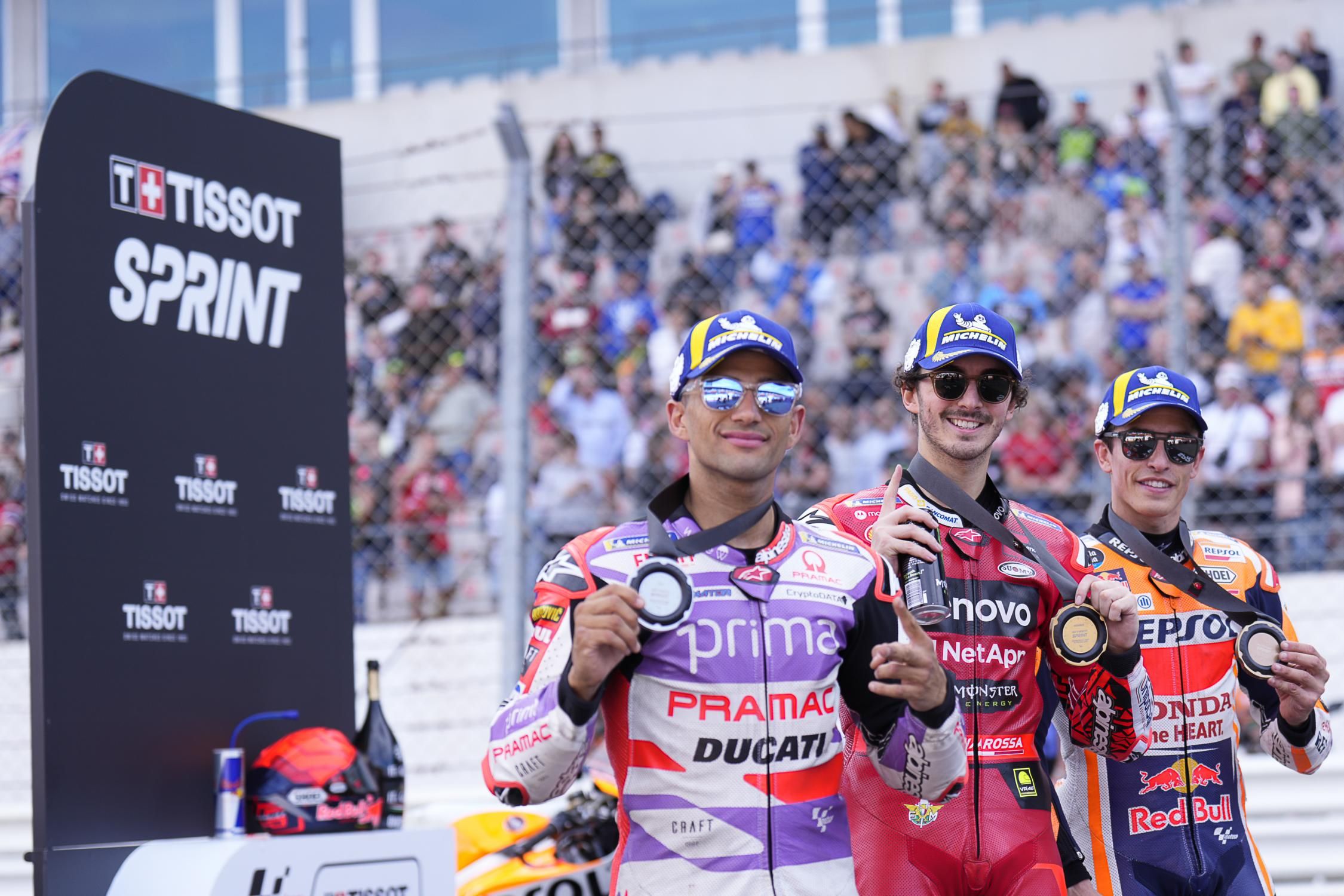 ▲MotoGP／首屆超級星期六「杜卡迪包辦冠亞軍」！葡萄牙站周六戰報。（圖／翻攝自MotoGP官網）